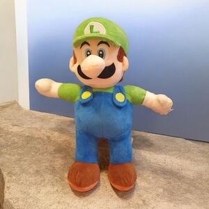 Nintendo Green and Blue Luigi Plush Toy